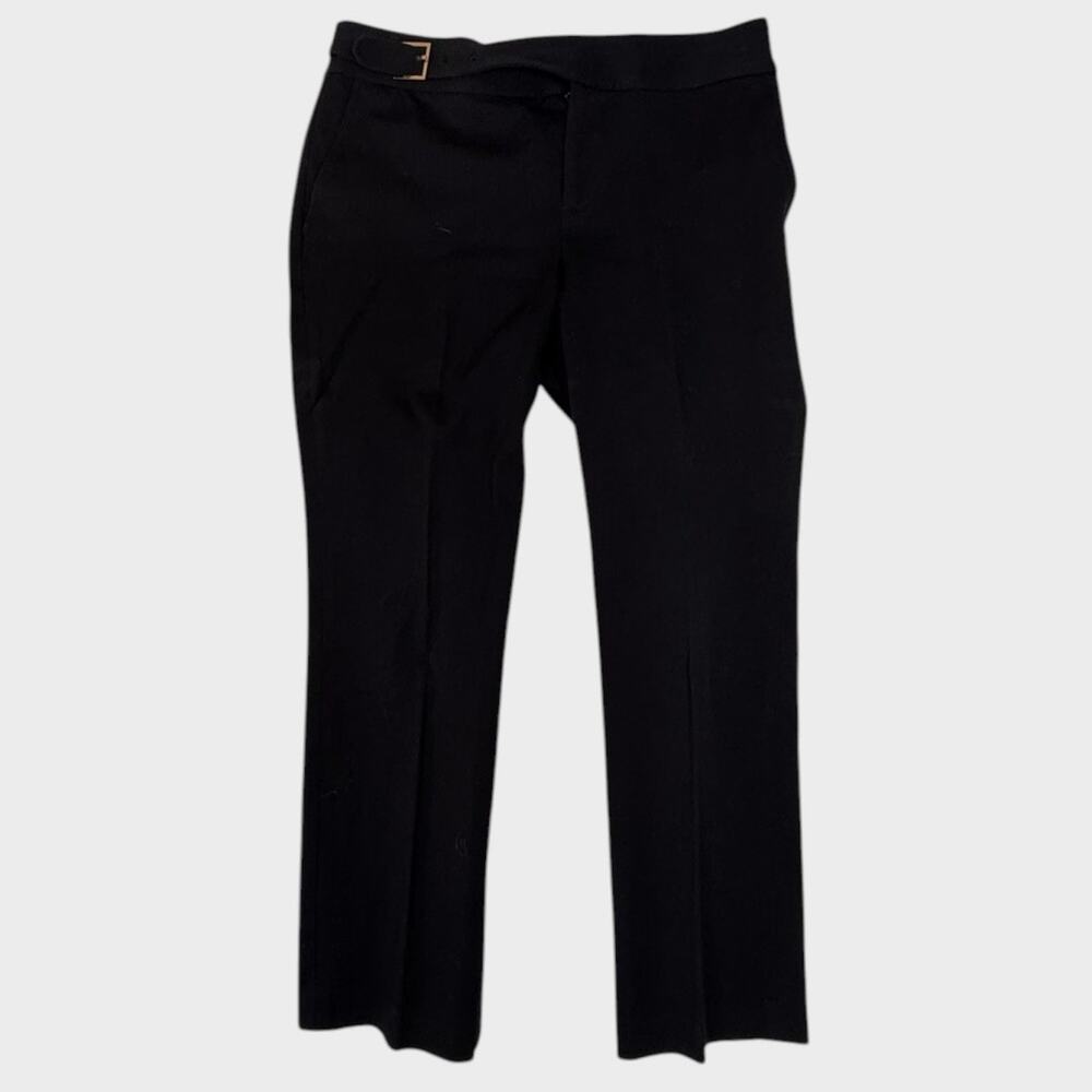 Chaps 8P Cotton Spandex Black Womens Pants